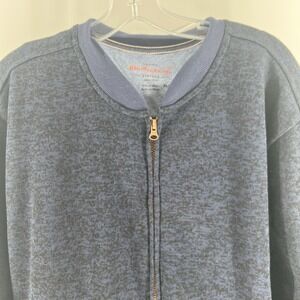 Weatherproof Brand Mens Jacket XL  Blue Full Zip Sweatshirt‎ Style Soft